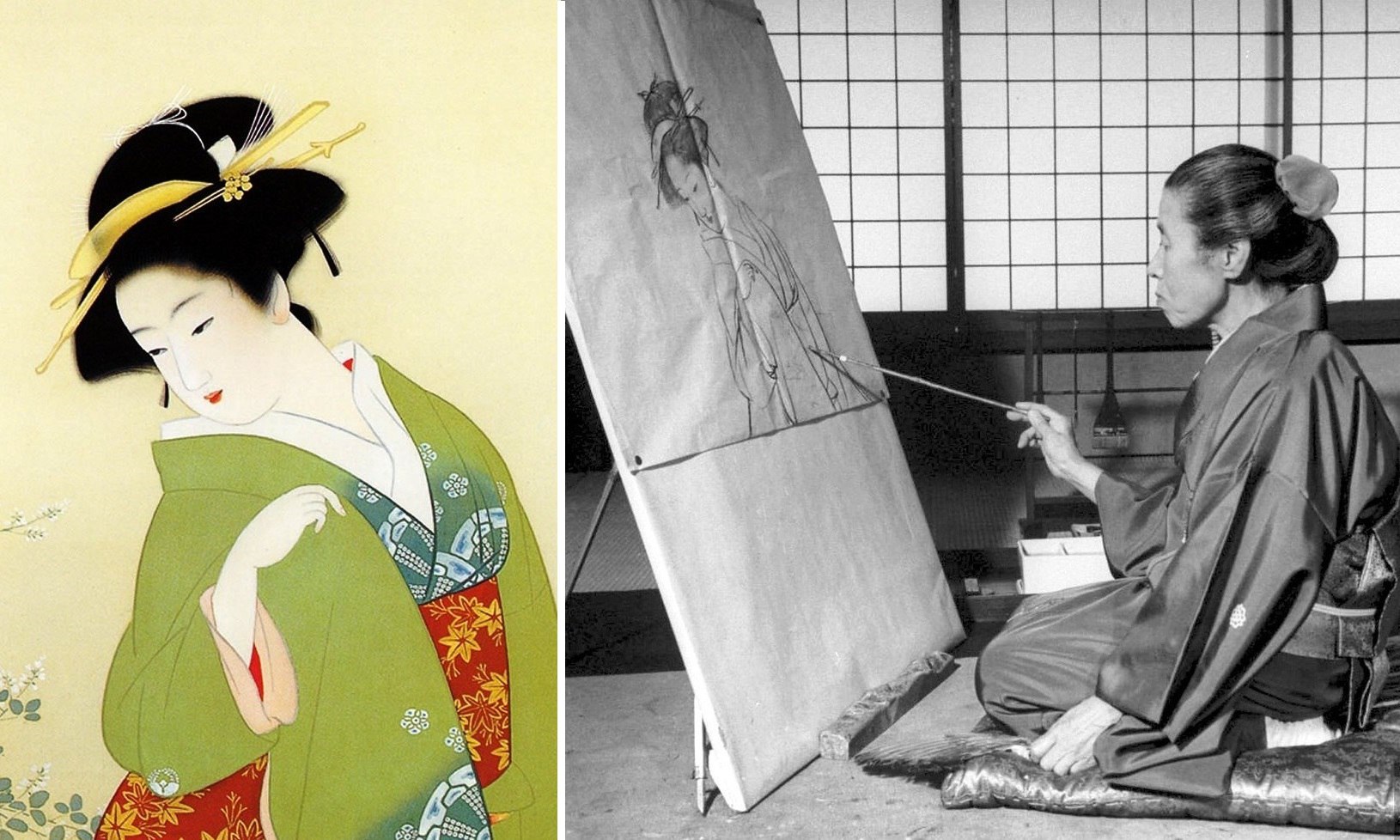 Эпоха сева. Эпоха тайсё в Японии. Уэмура сёэн художники Японии. Японская живопись периода тайсё. Уэмура Кэйдзи.