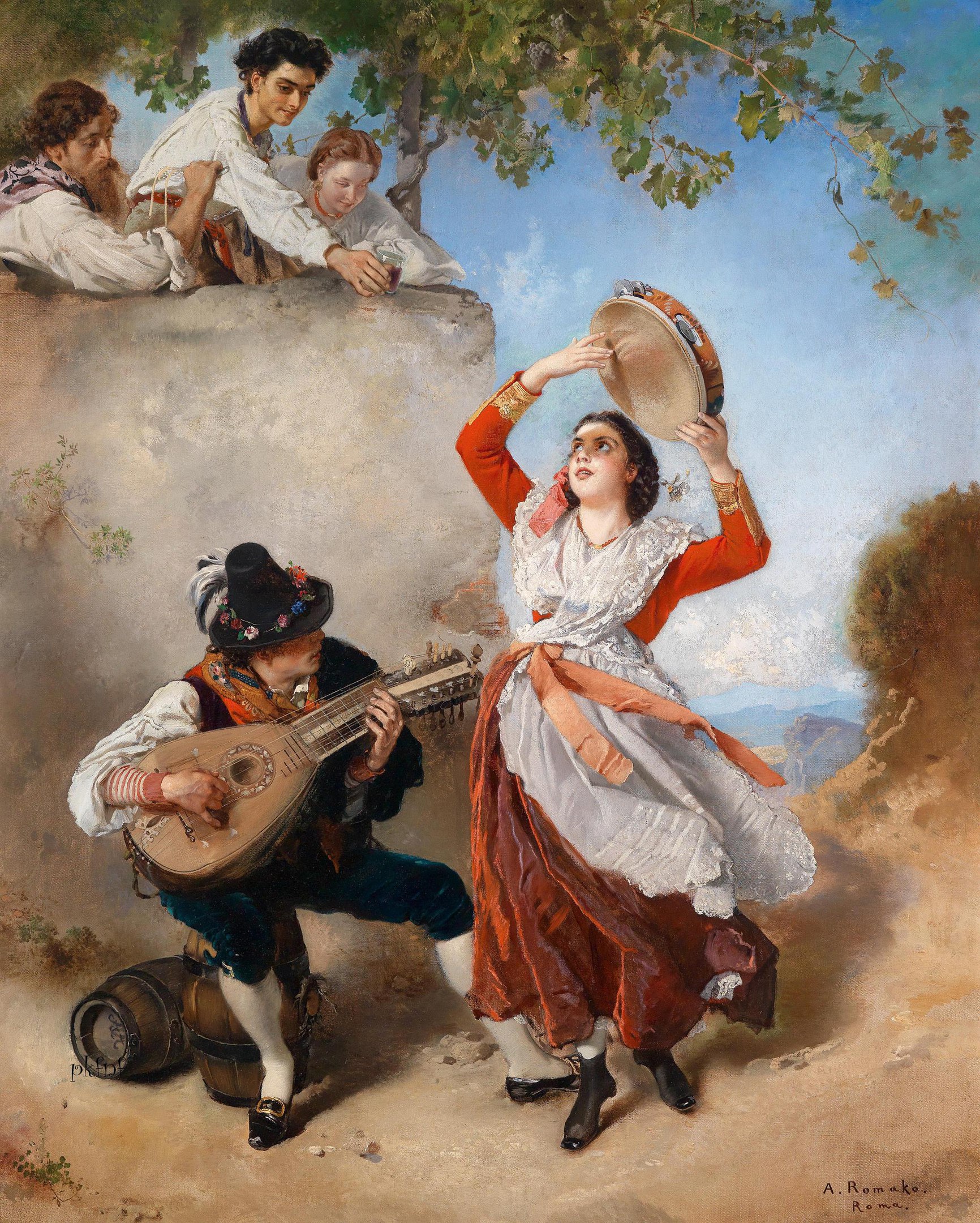 Народные традиции и музыка италии урок музыки. Картина "Тарантелла" - итальянский художник.